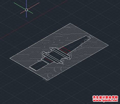 CAD如何利用截面平面生成三维模型的二维剖视图
