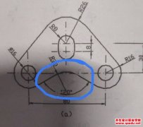 CAD已知切点角度怎么画切线？