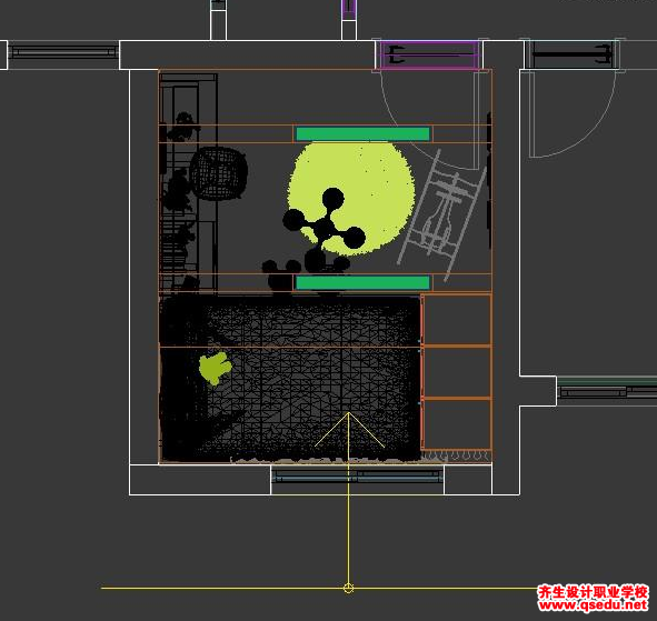 3dmax室内效果图，北欧风格儿童房效果图的做法