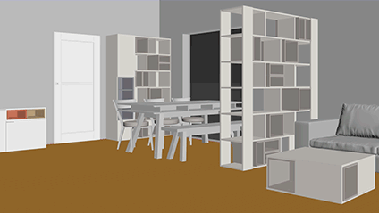 3Dmax效果图，现代简约风格单身公寓loft如何制作？