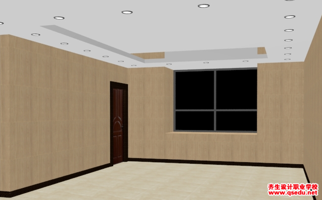 3DMax室内客厅筒灯建模与材质设置教程