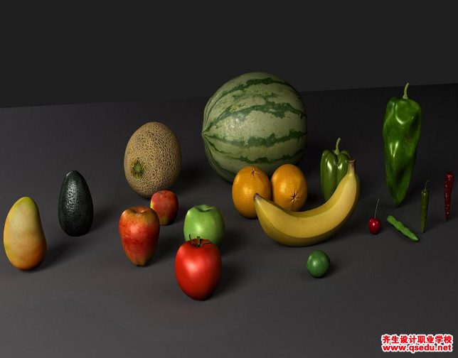 3DMAX+V-Ray水果市场效果图怎么做？