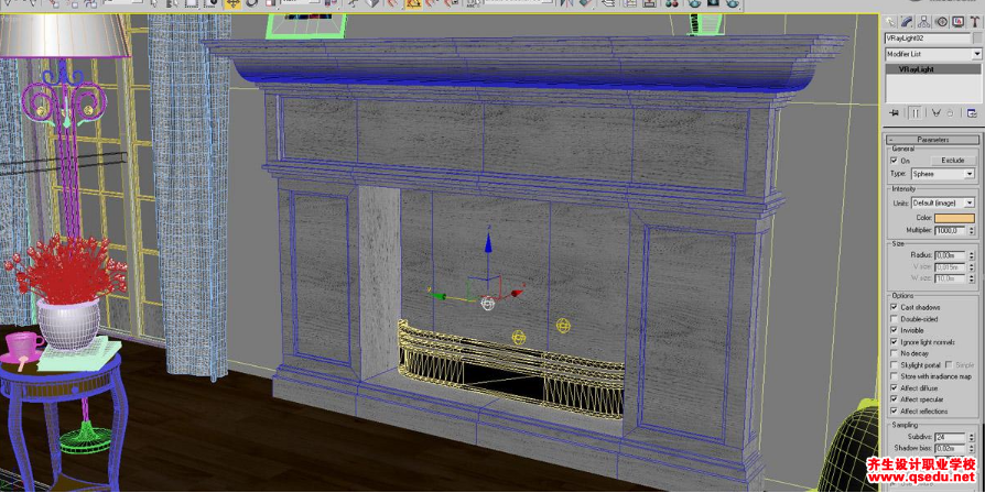 3DMAX室内夜景灯光效果图的做法
