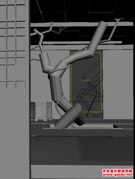3Dmax效果图，Tree Room室内效果怎么打造？