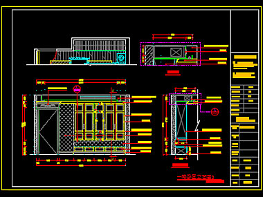 家装CAD图纸[58],欧式风格别墅CAD施工图全套附效果图