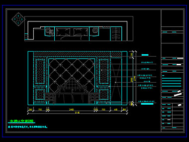 家装CAD图纸[65],欧式风格3室CAD施工图全套免费下载
