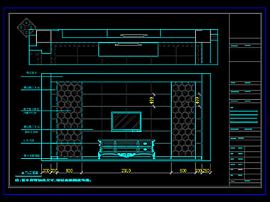家装CAD图纸[67],欧式风格4室CAD施工图全套免费下载
