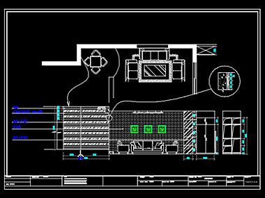 家装CAD图纸[89],现代风格2居室CAD施工图附实景图