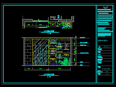 家装CAD图纸[93],中式风格4居室CAD施工图全套含效果图