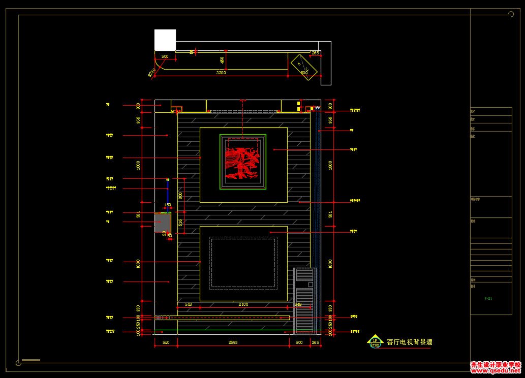 家装CAD图纸[132],现代风格复式CAD施工图全套 东湖京华